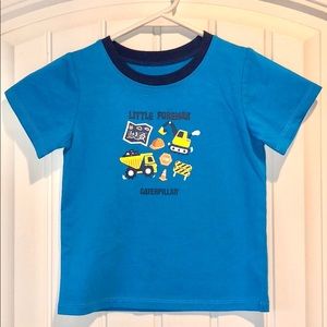 NWOT Caterpillar “Little Foreman” 3T Toddler Shirt